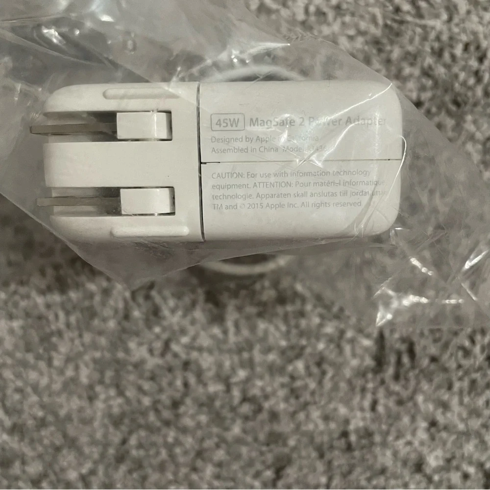 New In Package Apple 45W MagSafe 2 Power Adapter - A1436